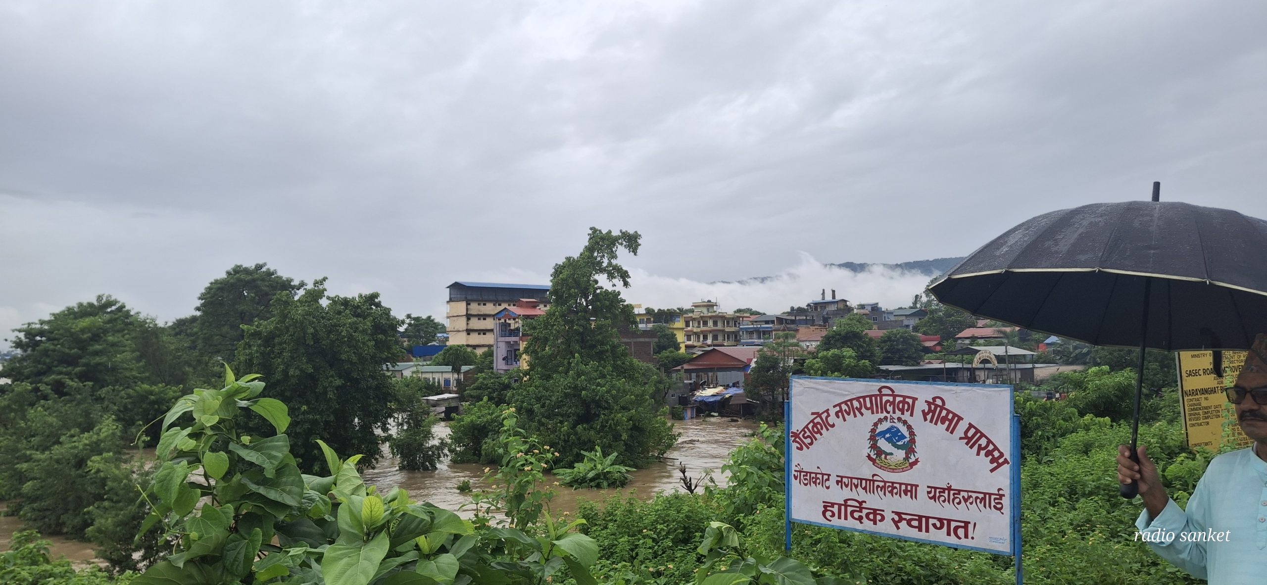 नवलपुरमा बाढीबाट ६४१ घर डुबानमा