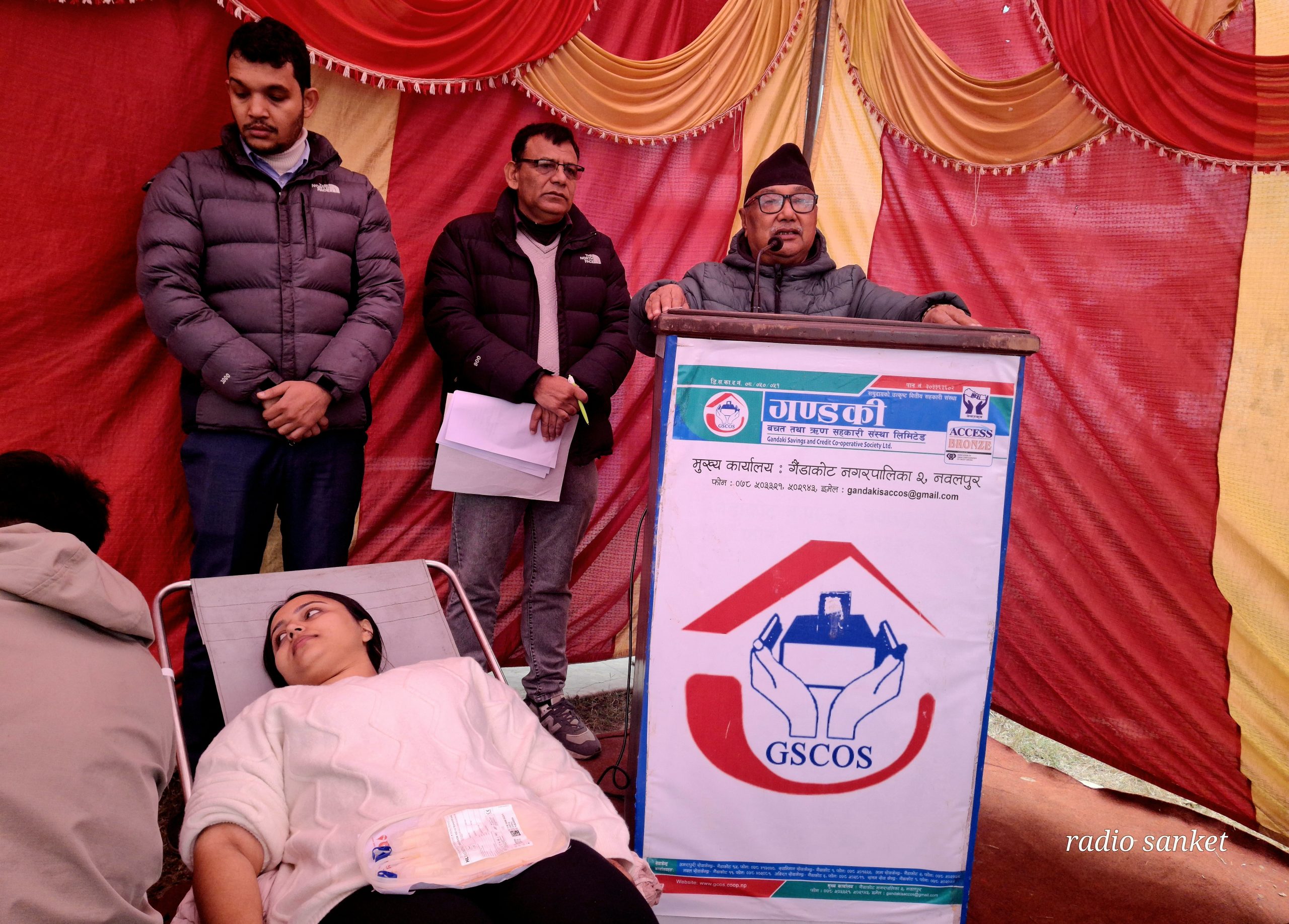 गण्डकी साकोसले गर्यो १२२ युनिट रक्त संकलन