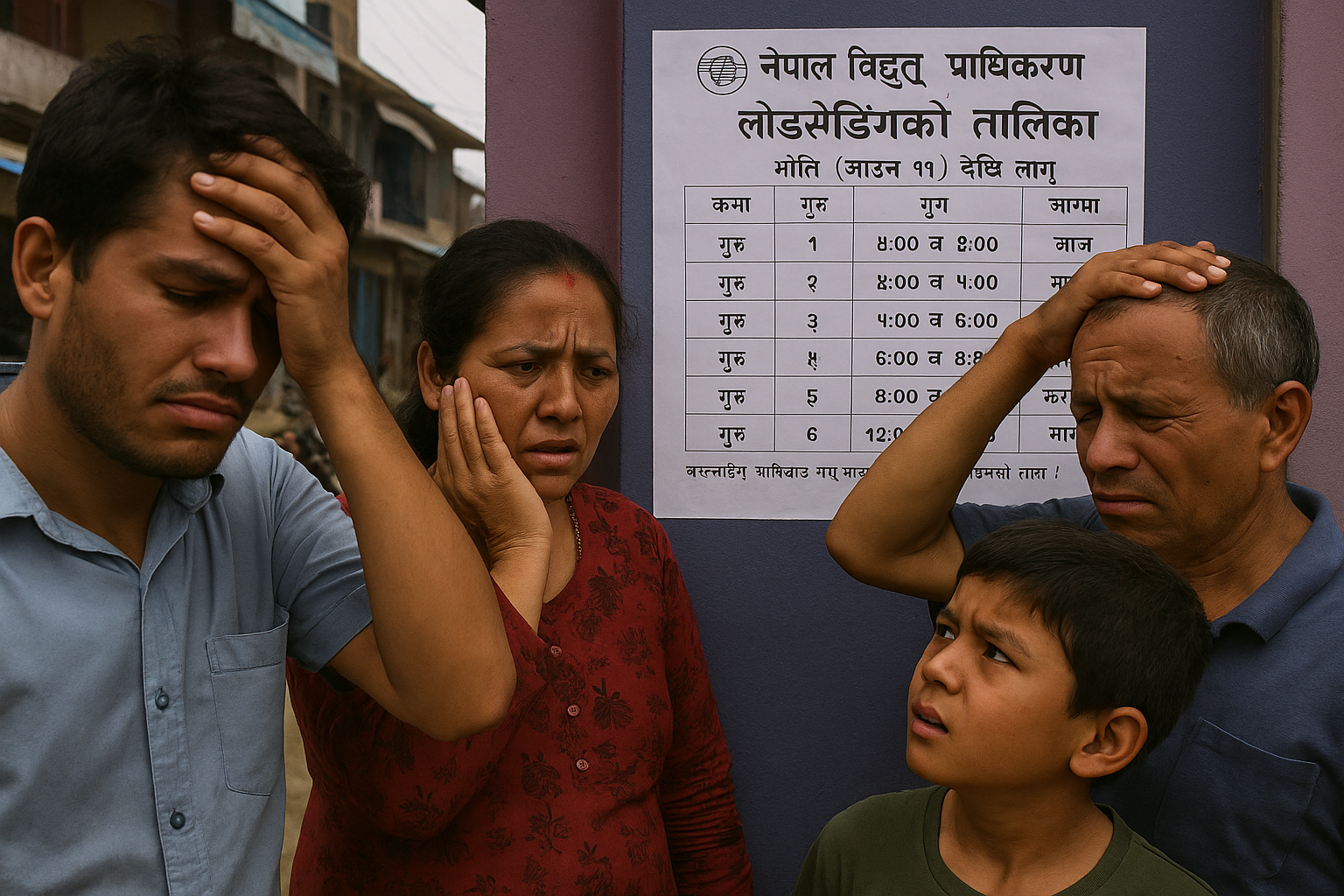 आजदेखि ६ घण्टा लोडसेडिङ हुने