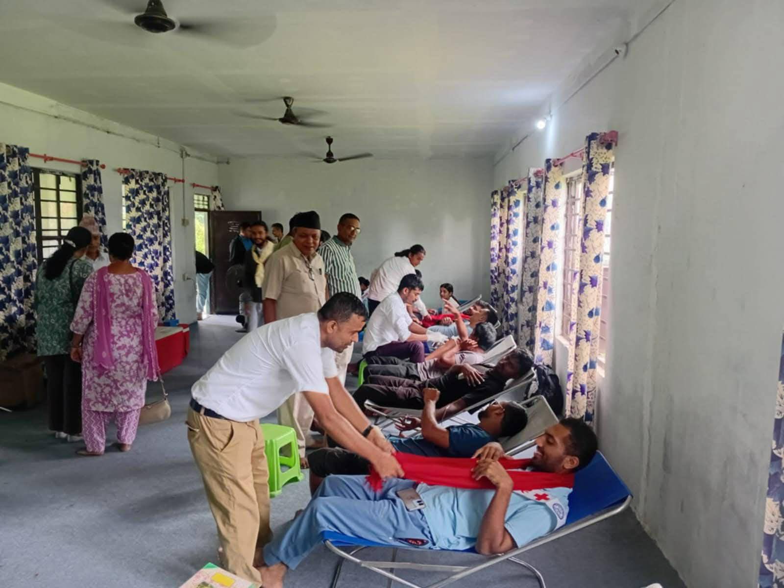 एसपीएम कलेजमा खुल्ला रक्तदान कार्यक्रम ४१ युनिट रगत संकलन