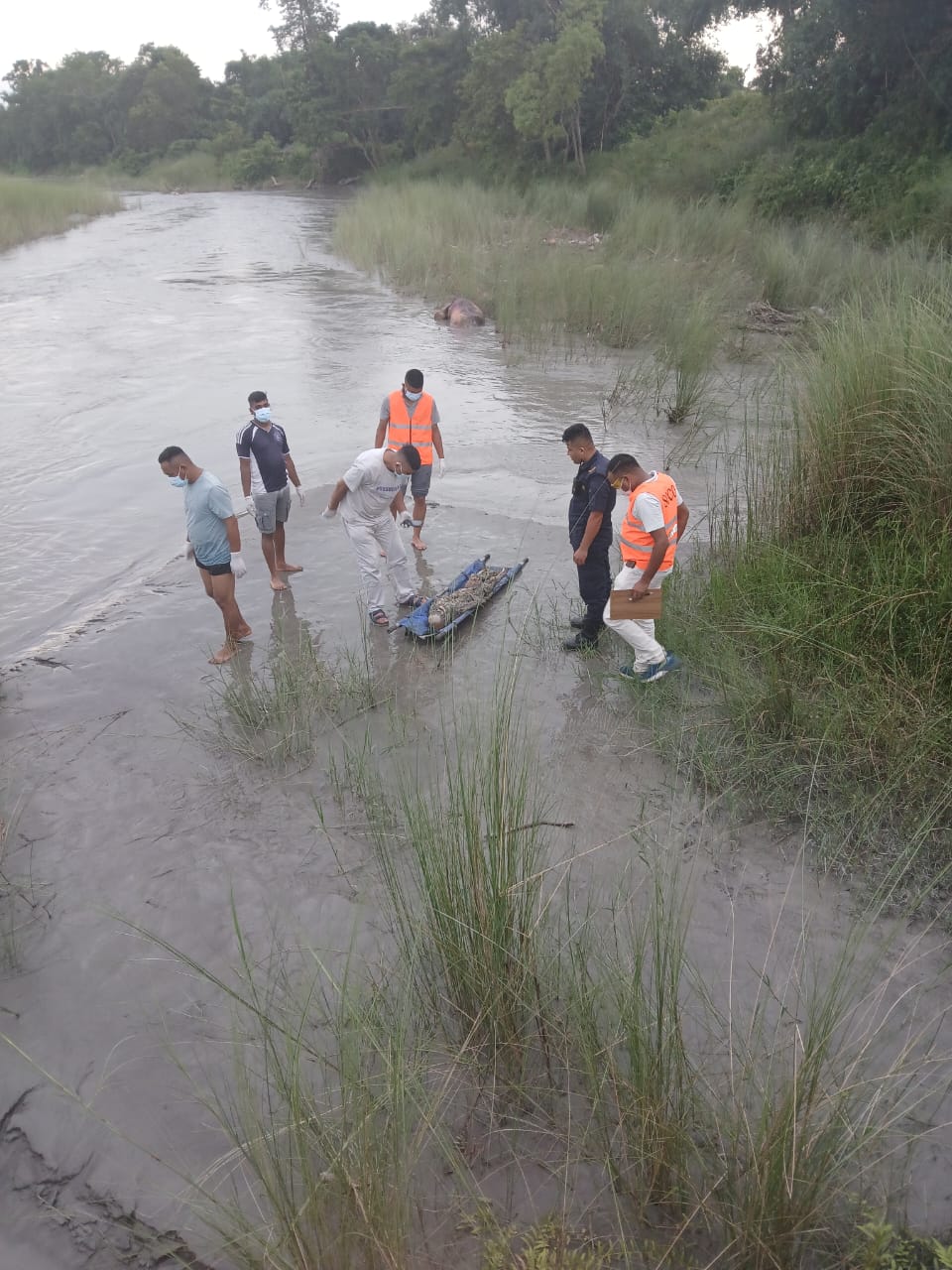 कावासोती नारायणी नदी किनारमा महिलाको बेवारिसे शव फेला