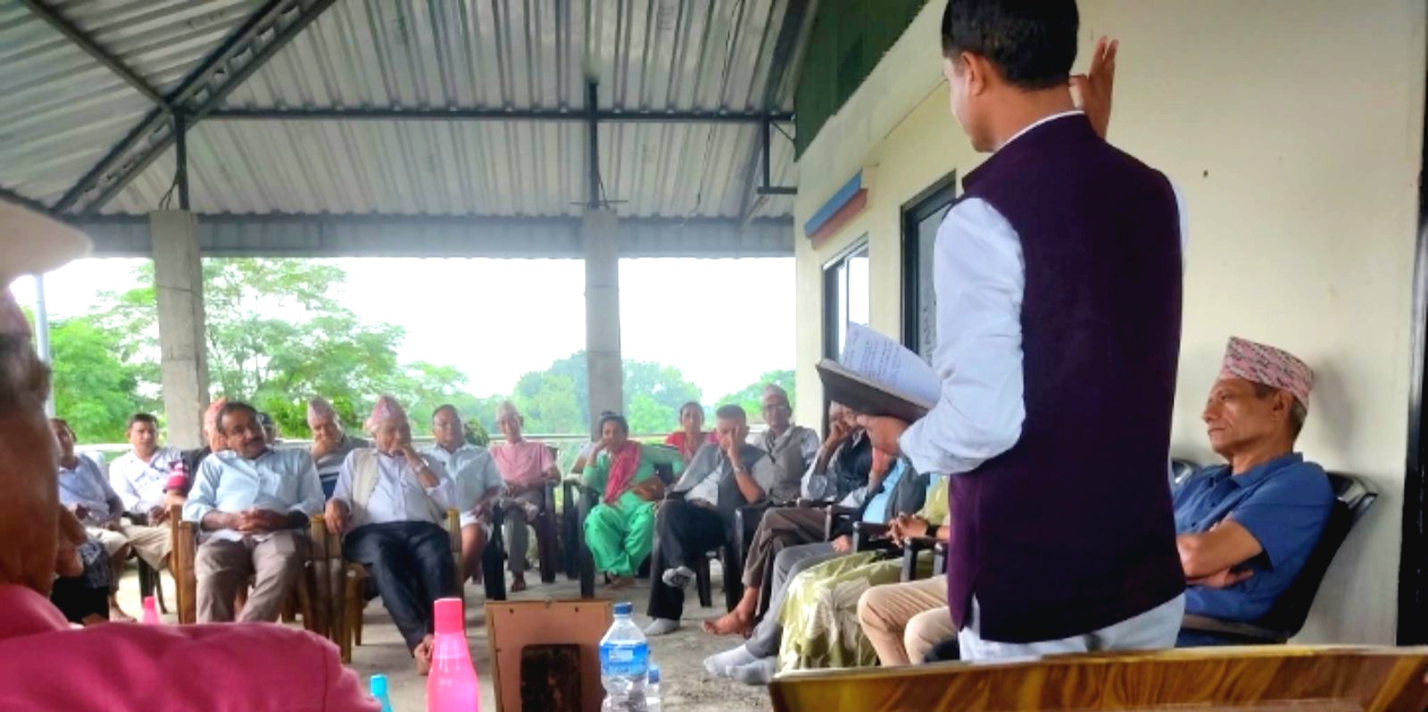 गैँडाकोट-१३ मा नेपाली कांग्रेसको वृहत वडा भेला सम्पन्न