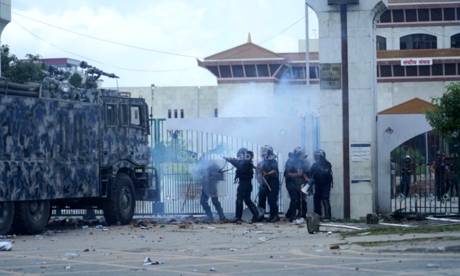 काठमाडौंमा जेनजी प्रदर्शन : रबरको गोली लागेर ५ को मृत्यु, कर्फ्यू जारी