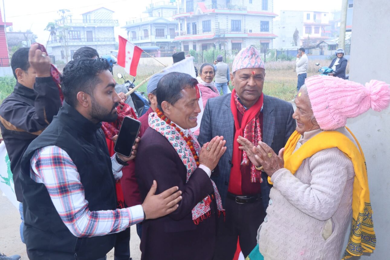 परिणाममुखी एजेन्डासहित नवलपुर-२ मा घर्तीको चुनावी दौड