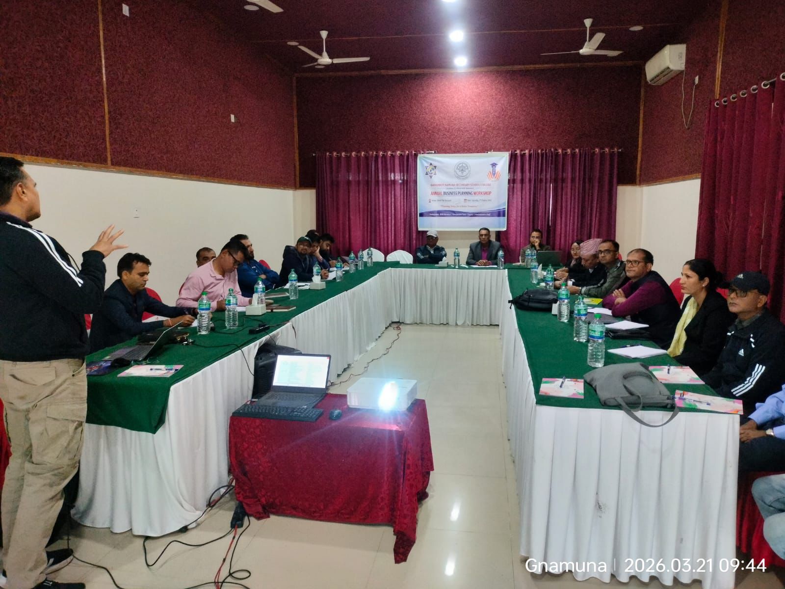 स्मार्ट क्लासरुम र नयाँ भवनमा कक्षा सञ्चालन गर्ने लक्ष्यसहित गैँडाकोट नमूना मावि/कलेजको वार्षिक योजना सार्वजनिक