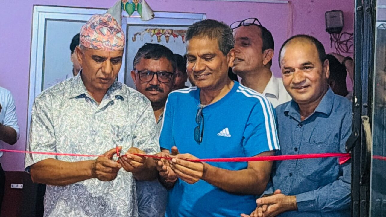 एम्स एजुकेसनको मुख्य कार्यालय गैंडाकोटमा स्थानान्तरण, वडाध्यक्ष सापकोटाद्वारा उद्घाटन